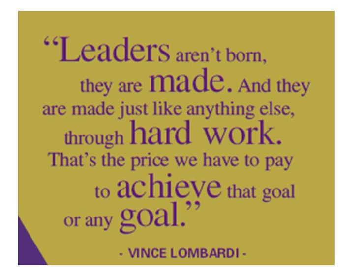 Vince Lombardi Quotes On Leadership
 Vince Lombardi leadership quote Lead to success