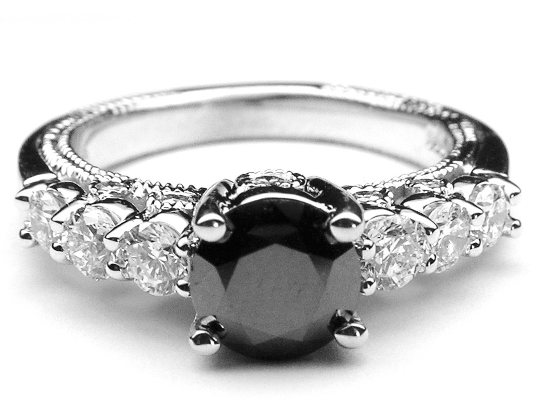 Vintage Black Diamond Engagement Rings
 Black Diamond European Engagement Rings from MDC