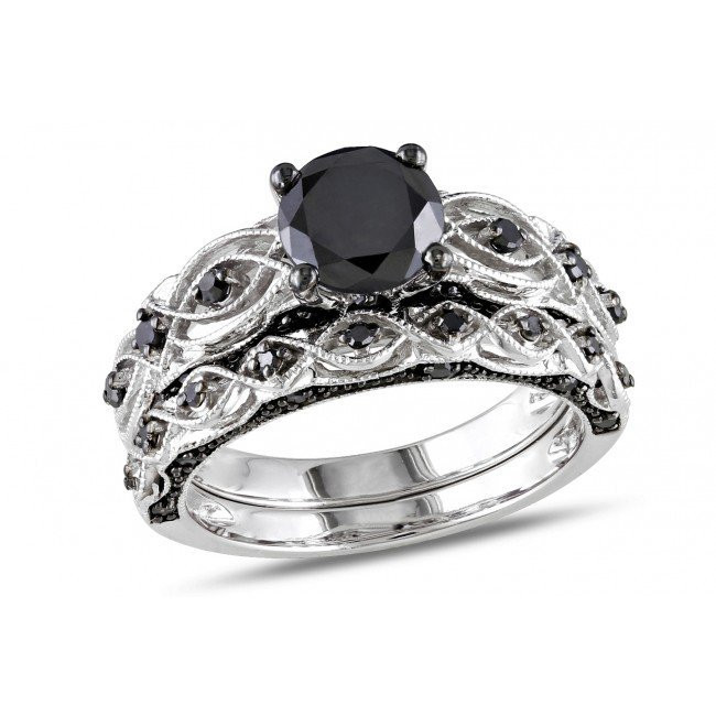 Vintage Black Diamond Engagement Rings
 Vintage Black Diamond Engagement Rings Wedding and