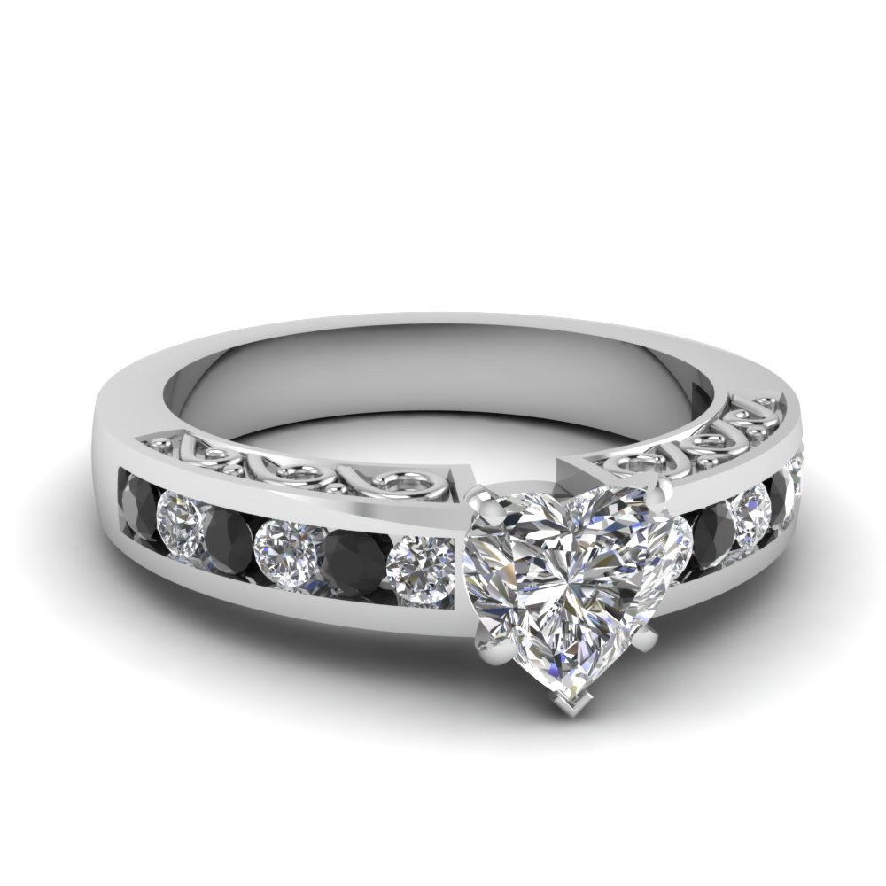 Vintage Black Diamond Engagement Rings
 Selection Black Diamond Vintage Engagement Rings