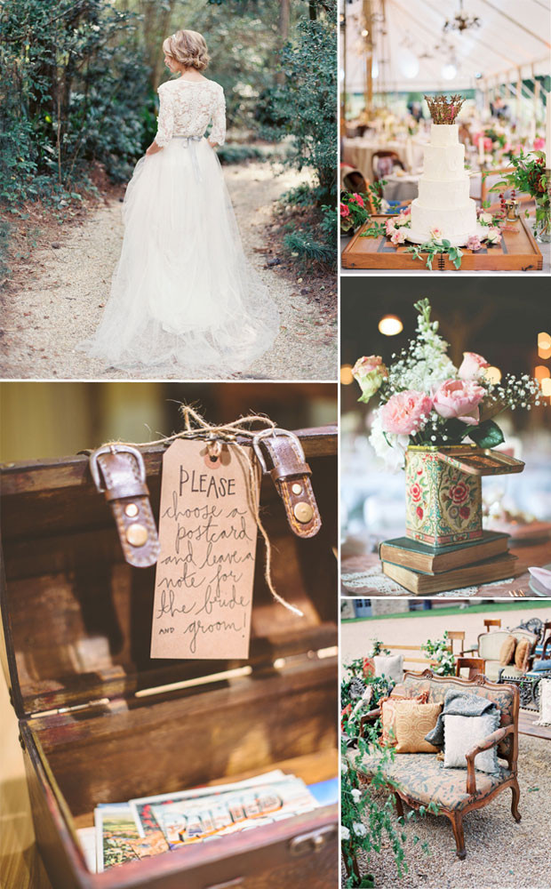 Vintage Theme Wedding
 5 Hot Wedding Trends and Themes for 2015