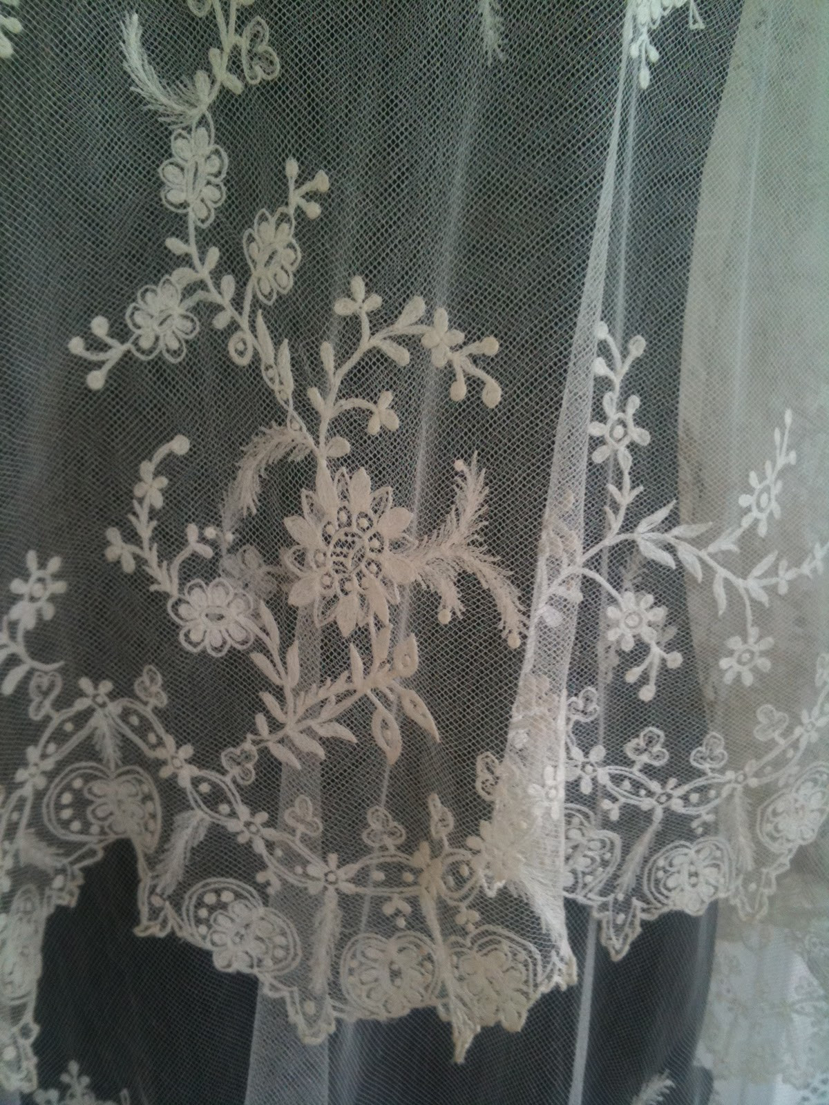 Vintage Wedding Veils For Sale
 Rosemary Cathcart Antique Lace and Vintage Fashion