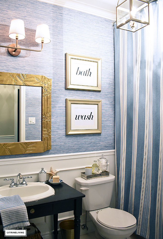 Vinyl Wallpaper For Bathroom
 Beautiful Homes of Instagram Home Bunch Interior Design
