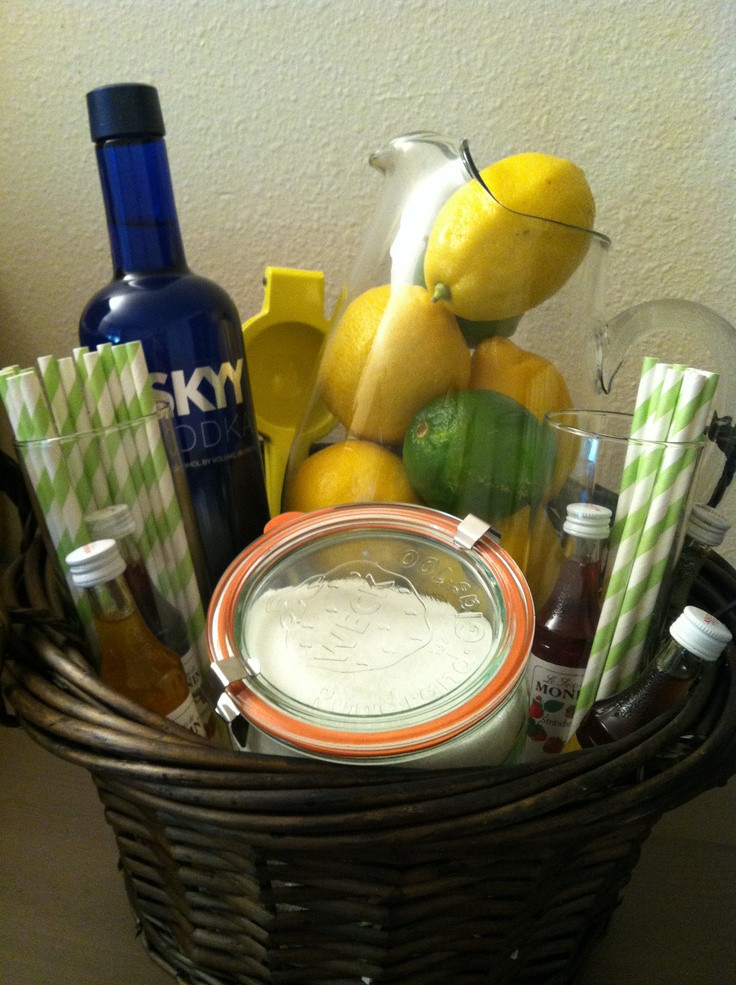 Vodka Gift Basket Ideas
 When life gives you lemons ke lemonade but make sure
