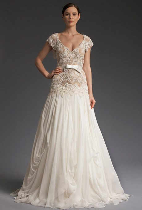 Vow Wedding Dresses
 Free Flowing Fall Bridal Gowns For Your Vow Renewal