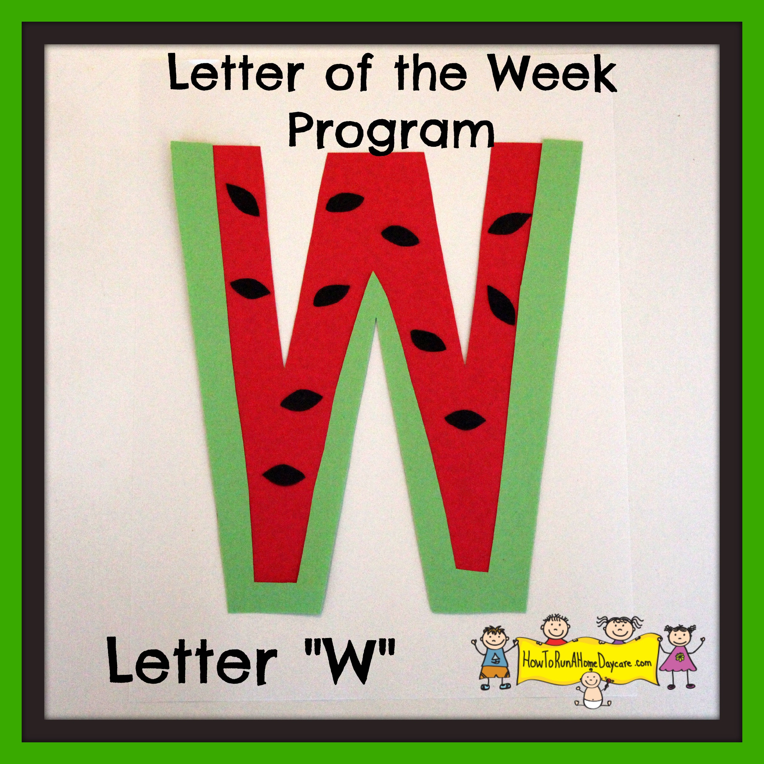 W Crafts For Preschool
 Letter "W" Letter of the Week Program How To Run A Home