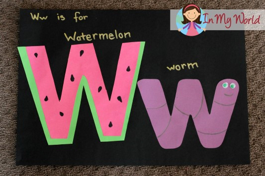 W Crafts For Preschool
 Preschool Letter W In My World