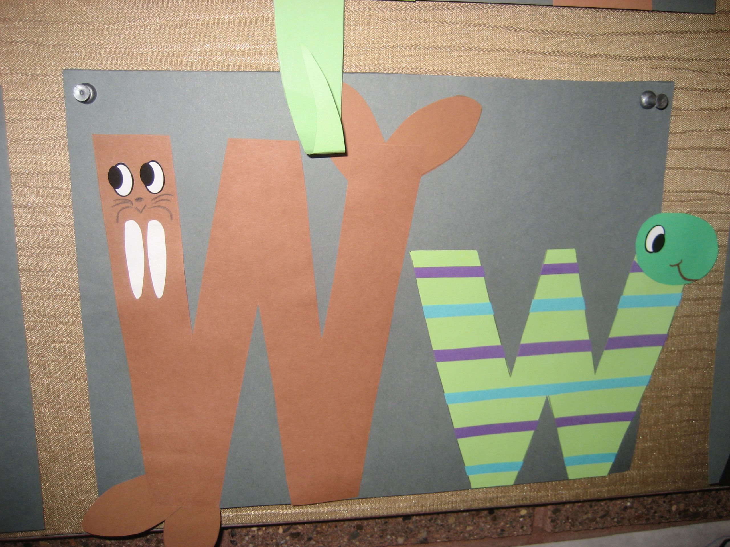 W Crafts For Preschool
 Letter w crafts