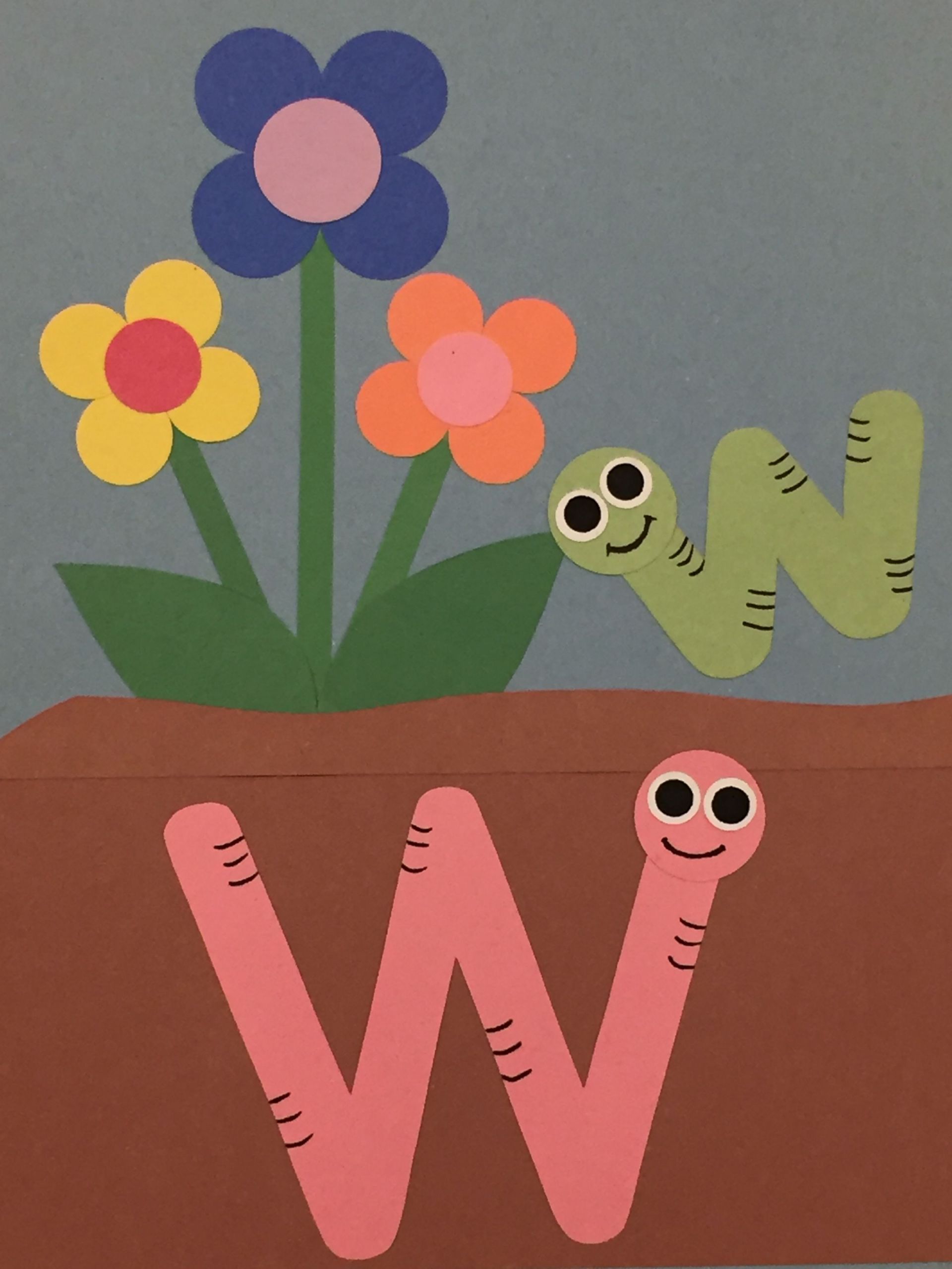 W Crafts For Preschoolers
 W is for worm