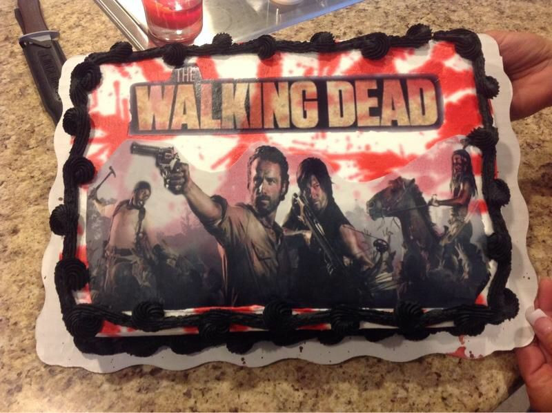 Walking Dead Birthday Cakes
 The Walking Dead Cake