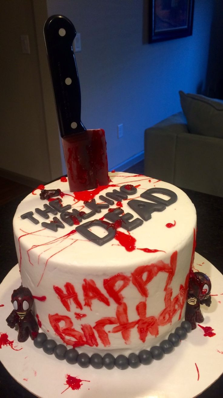 Walking Dead Birthday Cakes
 Pin by Lillian Adams on Cakes