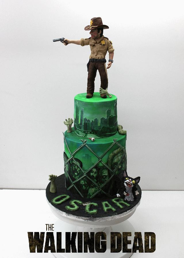 Walking Dead Birthday Cakes
 Walking Dead Birthday cake cake by Artym CakesDecor