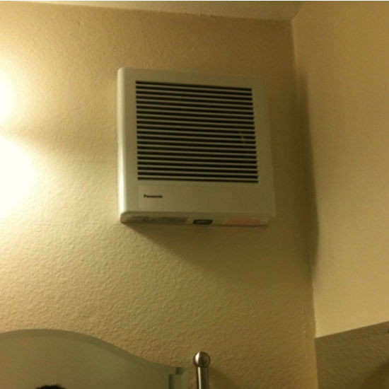 Wall Bathroom Fan
 Utility Fans Whisper Wall Mounted Bathroom Fan by