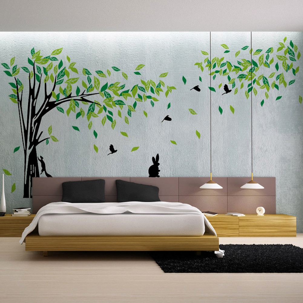 Wall Decals For Living Room
 Green Tree Wall Sticker Vinyl Removable Living Room