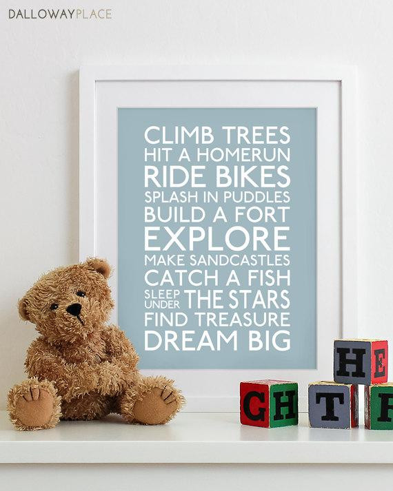 Wall Decoration For Baby Boy Room
 Baby boy nursery decor boy wall art baby boys room boys