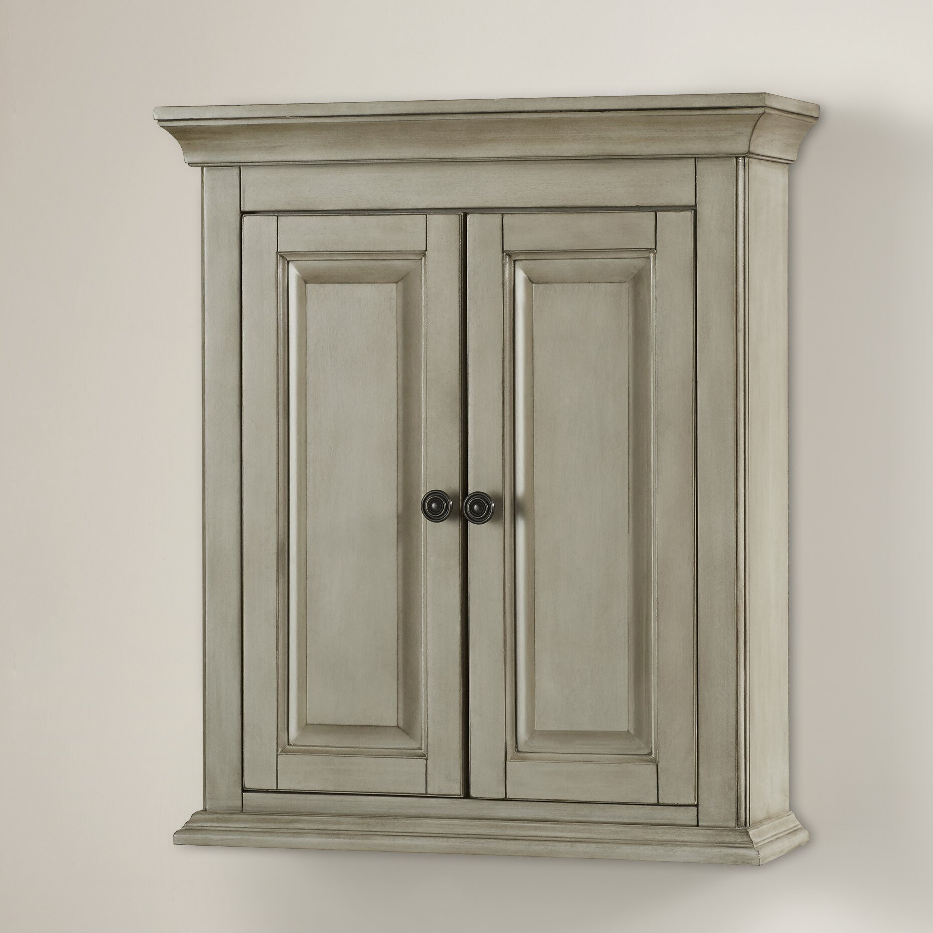 Wall Mount Bathroom Cabinet
 Hazelwood Home Palmo 24" W x 28" H Wall Mounted Cabinet
