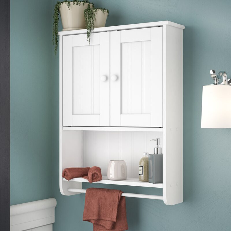 Wall Mount Bathroom Cabinet
 19 19" W x 25 63" H Wall Mounted Cabinet & Reviews