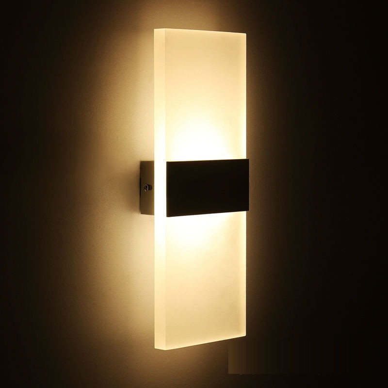 Wall Mount Bedroom Light
 Mini LED Acrylic Wall Lamp Wall Mounted Bedroom Wall