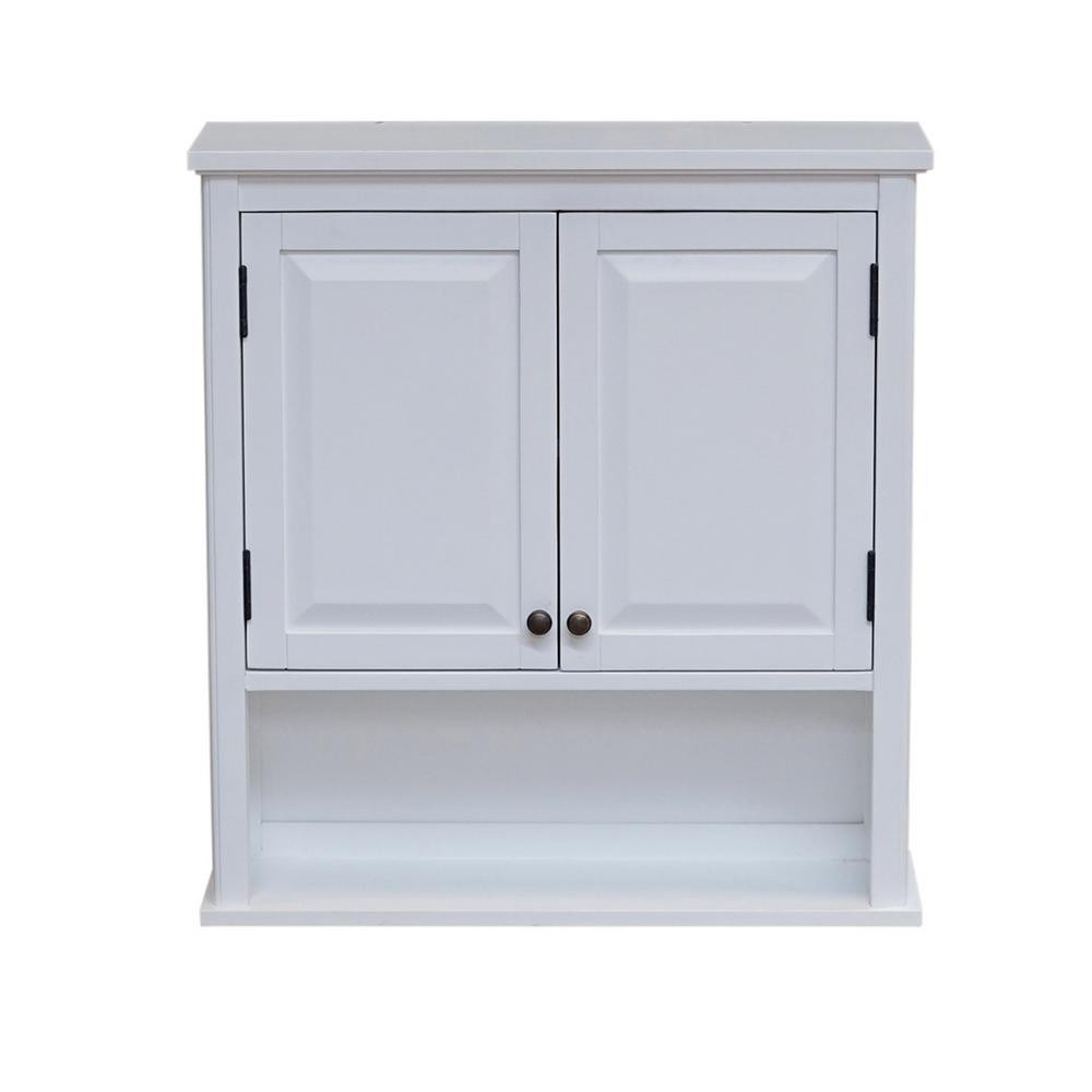 Wall Mounted Bathroom Storage Cabinet
 Alaterre Furniture Dorset 27 in W Wall Mounted Bath