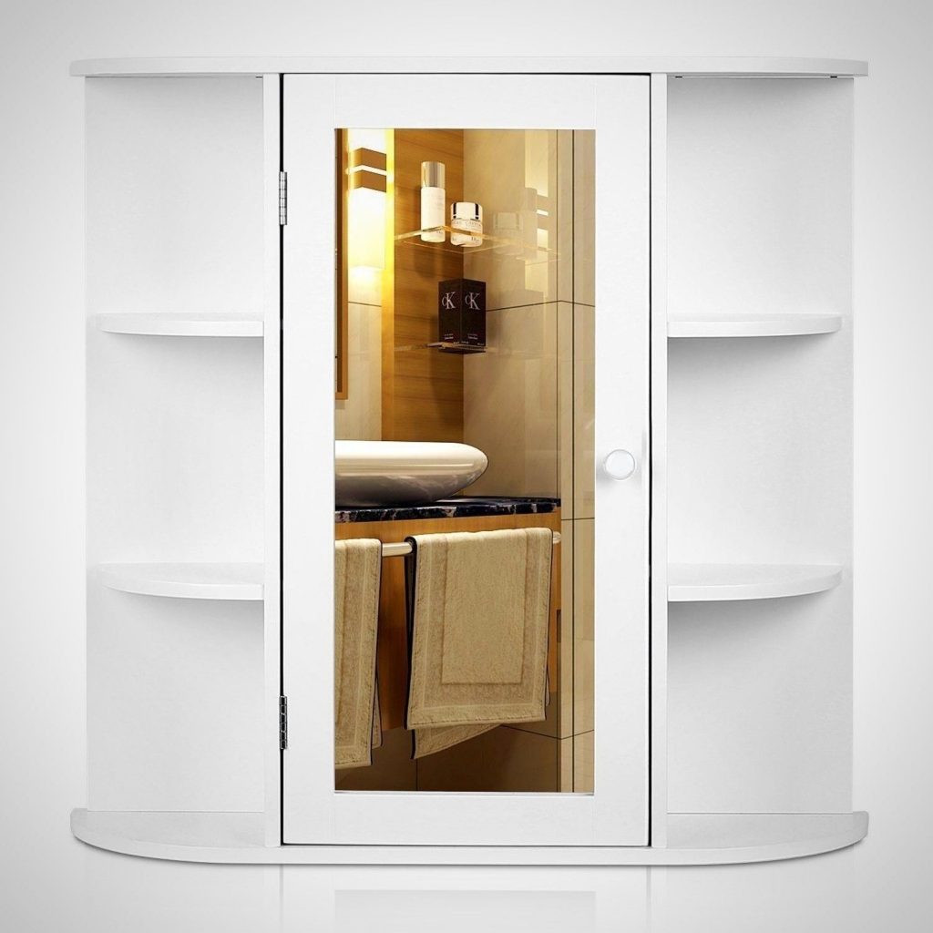 Wall Mounted Bathroom Storage Cabinet
 Buy Cheap Medicine Cabinet White Framed Mirror Door Wall