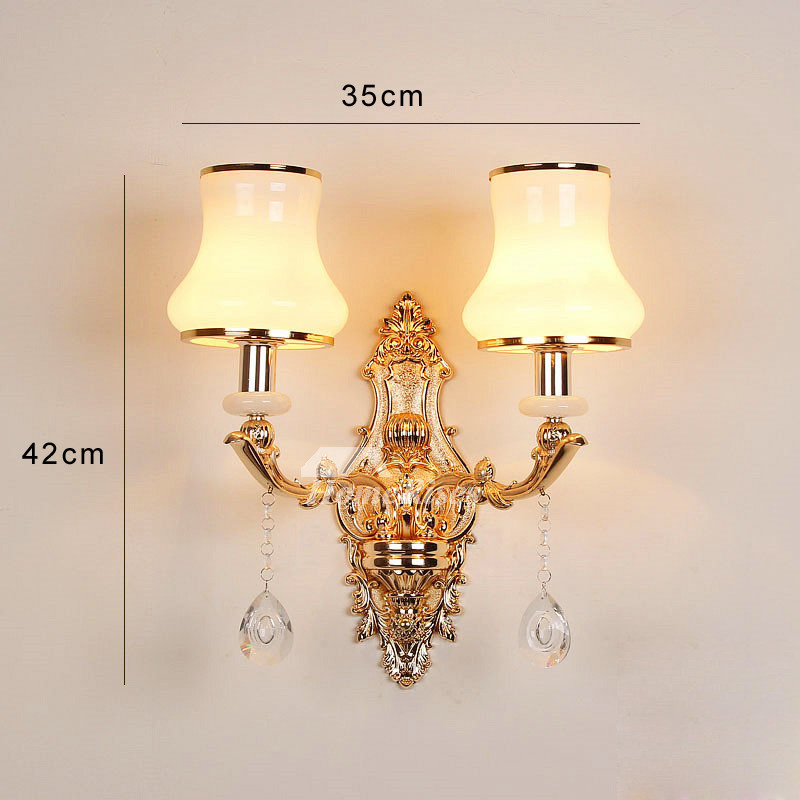 Wall Sconce For Bathroom
 Crystal Wall Sconce Lighting Bathroom Art Deco 2 Light