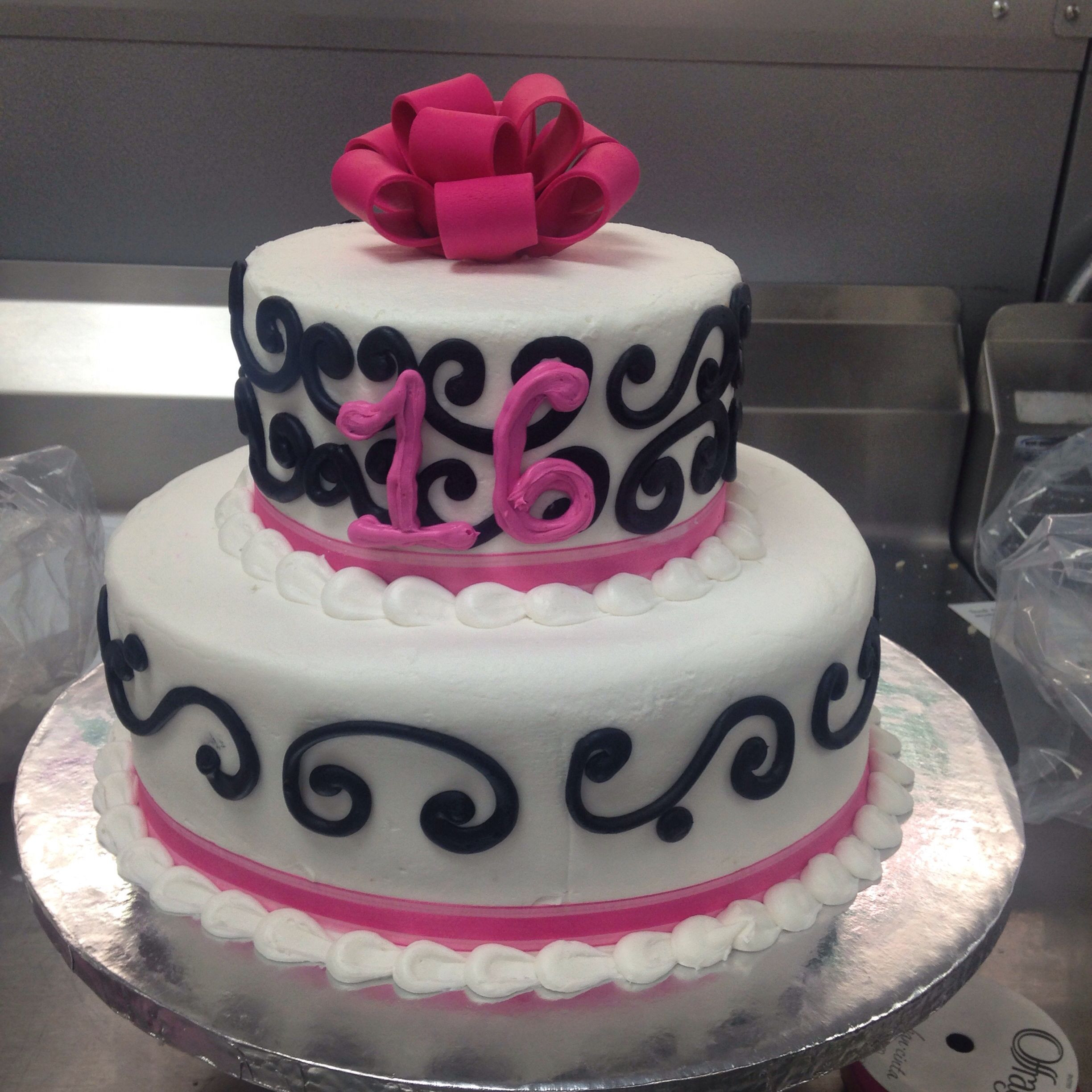 Walmart Birthday Cakes To Order
 Two tier custom cake Buttercream frosting walmart cake