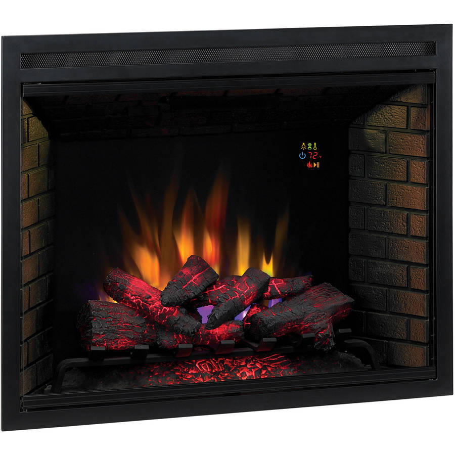 Walmart Electric Fireplace Insert
 39" Traditional Built in Electric Fireplace Insert Dual