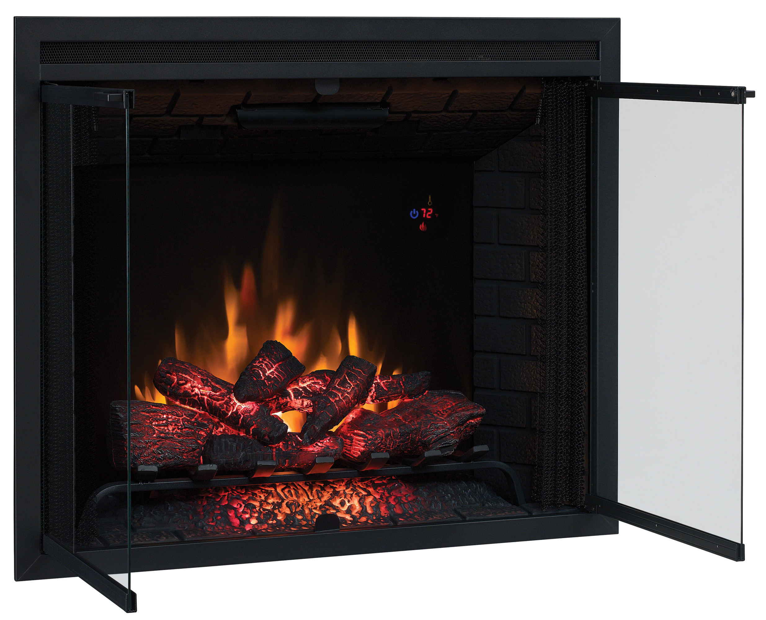 Walmart Electric Fireplace Insert
 39" Traditional Built in Electric Fireplace Insert with