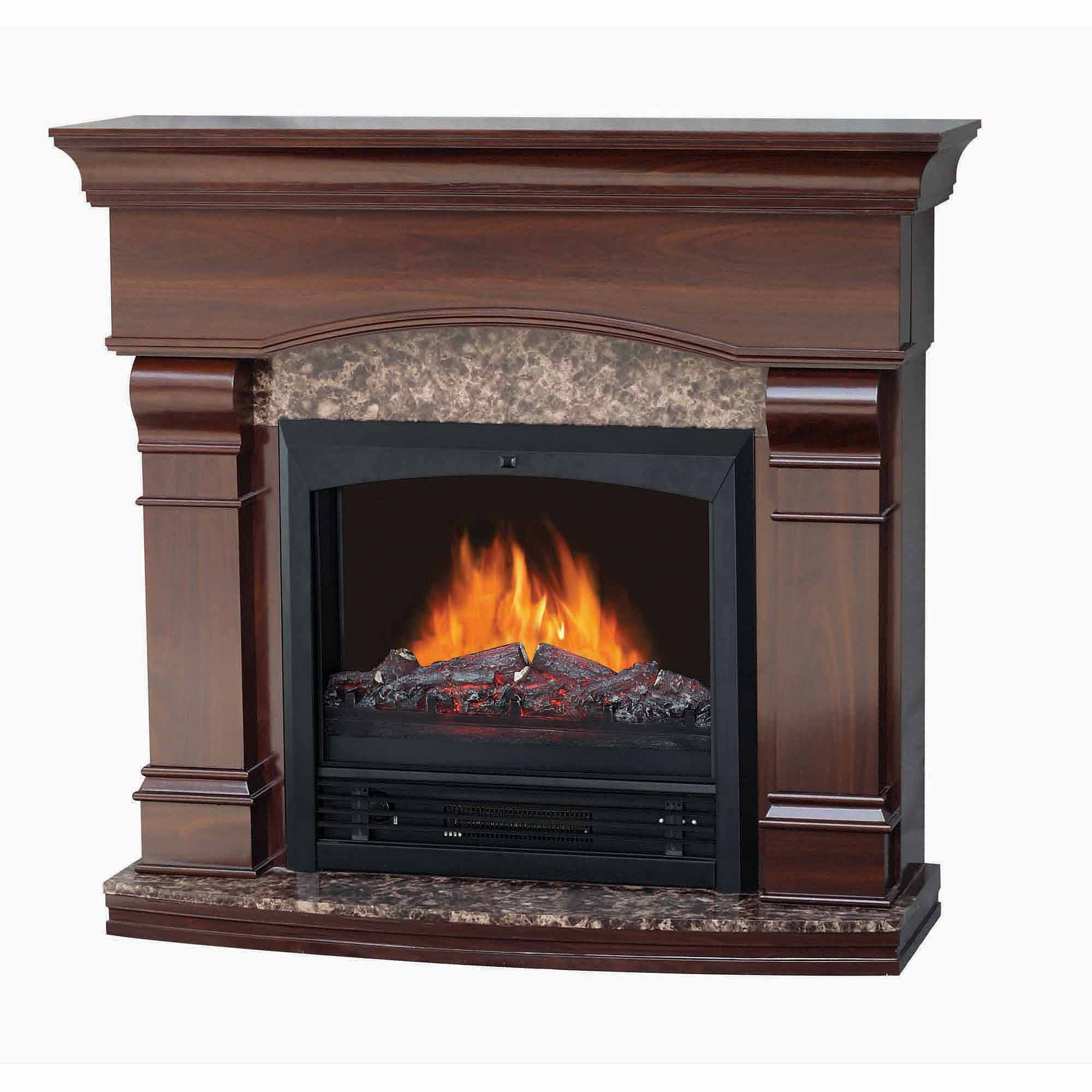 Walmart Electric Fireplace Insert
 Insert Electric Fireplace with Black Glass Surround