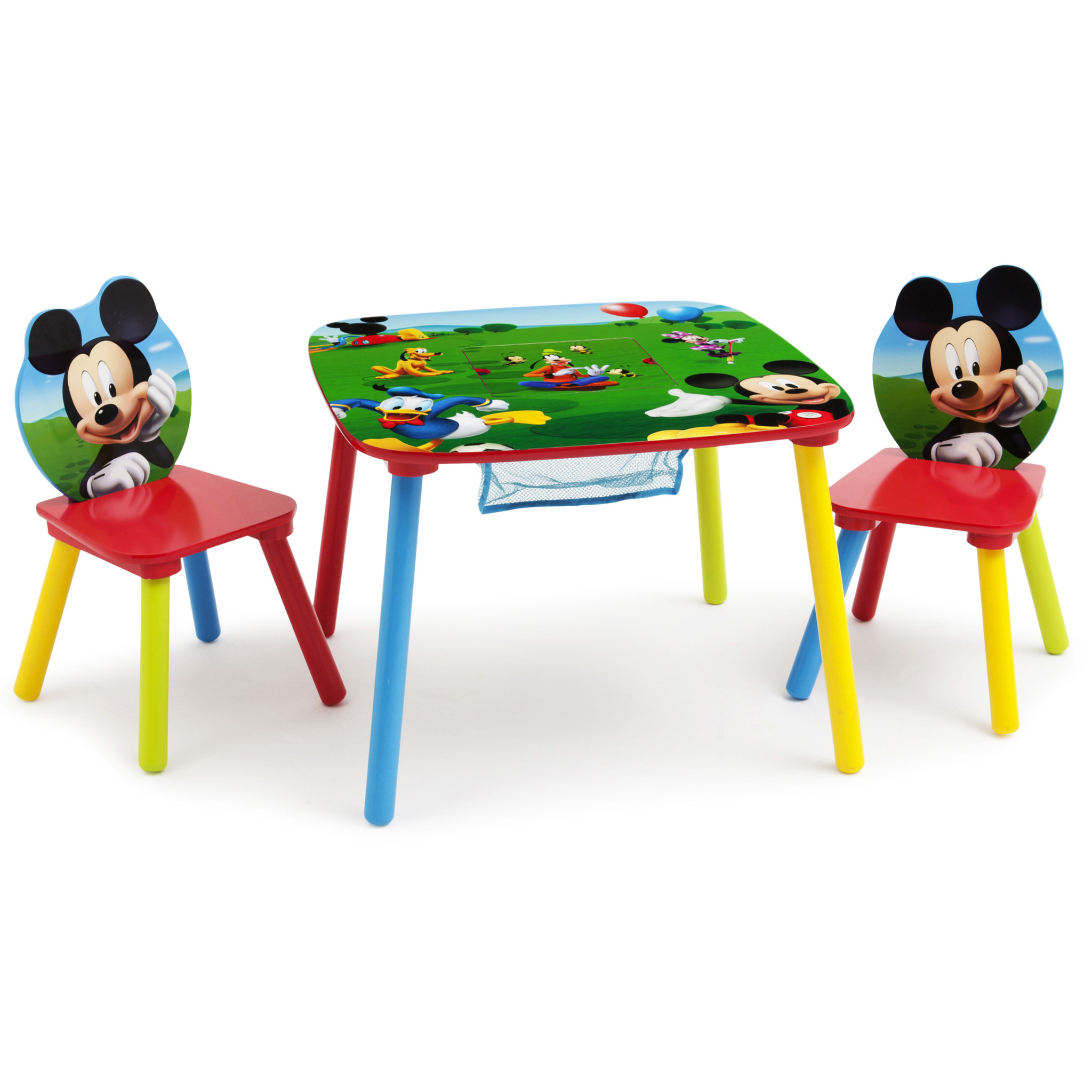 Walmart Kids Table Set
 Disney Mickey Mouse Wood Kids Storage Table and Chairs Set