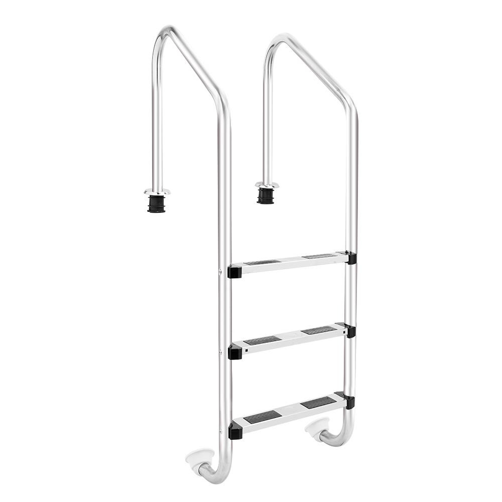 Walmart Pool Ladders Above Ground
 Zimtown 3 Step Ground Swimming Pool Ladder Stainless