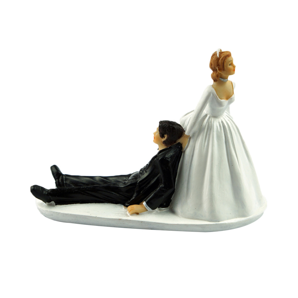 Walmart Wedding Cake Toppers
 Funny Bride Groom Figurine Humor Favors Unique Gift