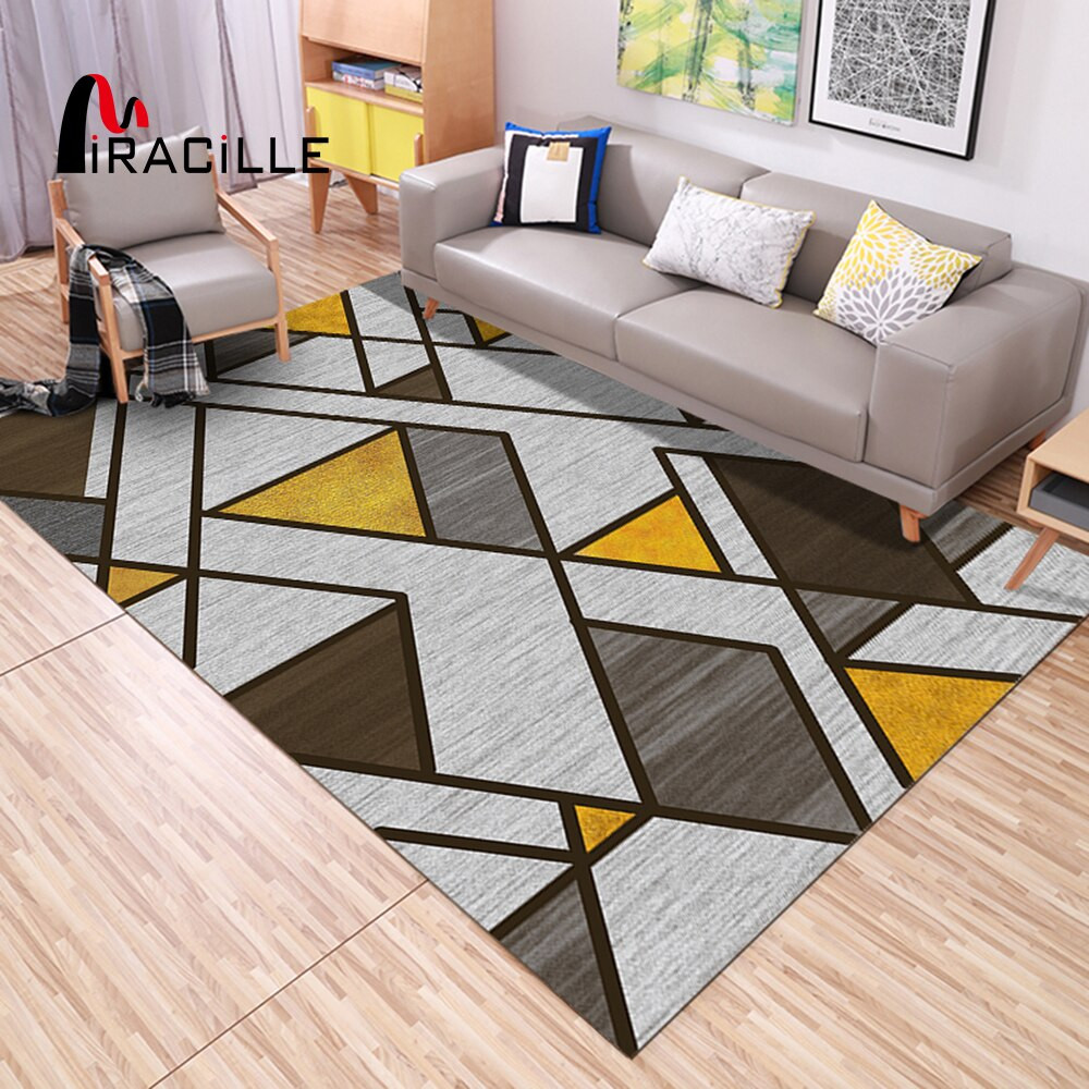 Washable Rugs For Living Room
 Miracille Home Decor Mat Living Room Rugs Non slip Bedroom