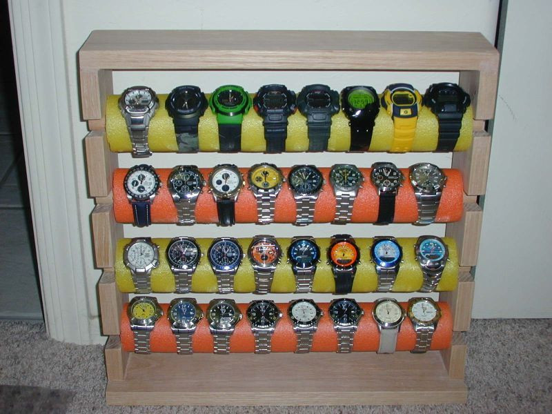 Watch Organizer DIY
 this seems like great idea to store my watches