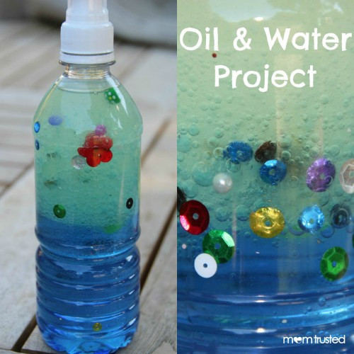 Water Crafts For Kids
 Oil and Water Project for Kids Preschool Activities and
