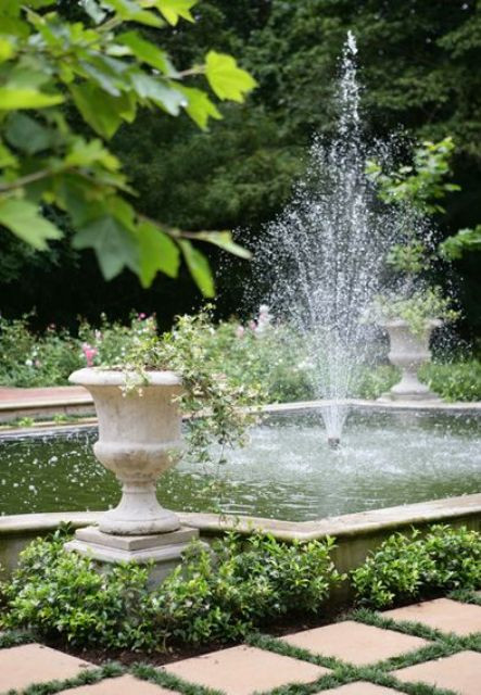 Water Fountain Landscape
 29 Joyful And Beautiful Backyard And Garden Fountains To