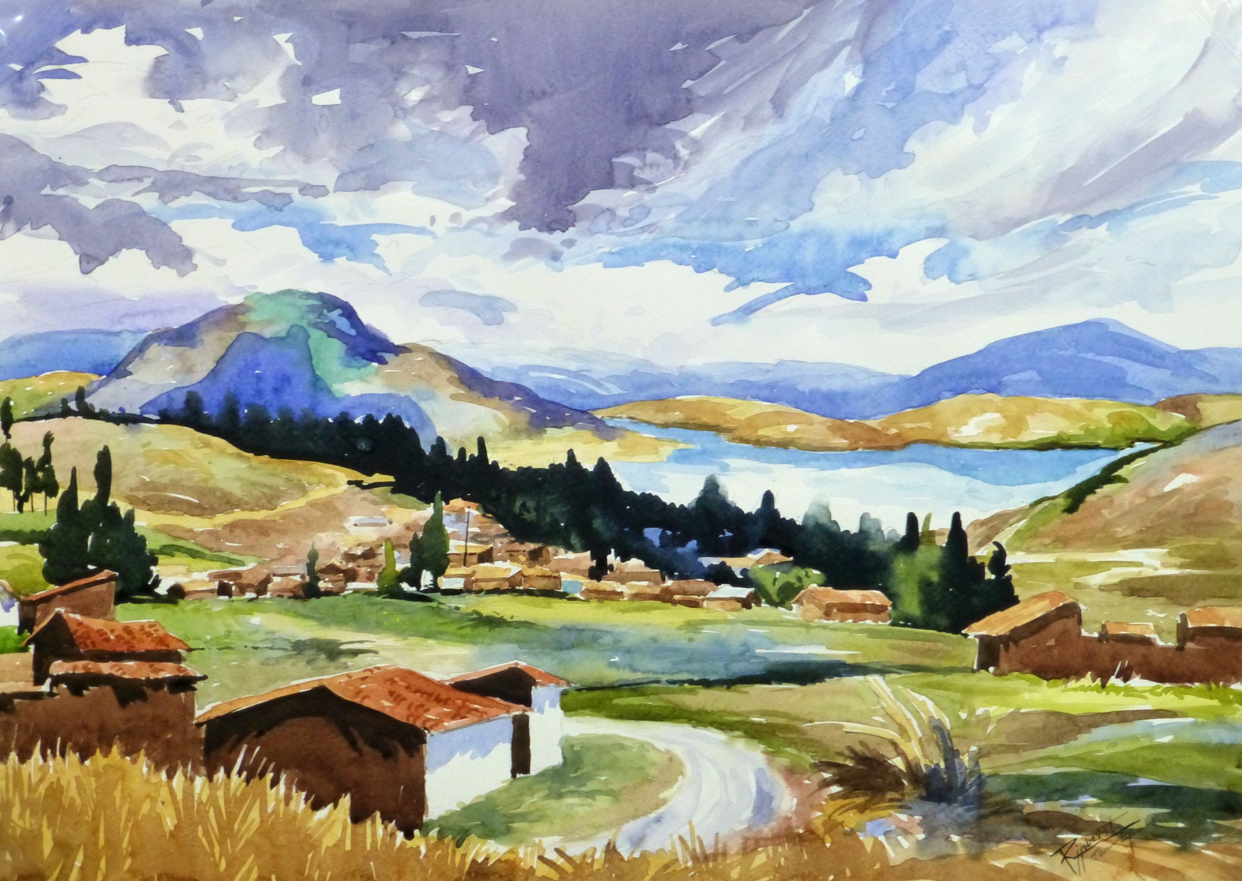 Watercolor Paintings Landscape
 Watercolor Landscape Painting