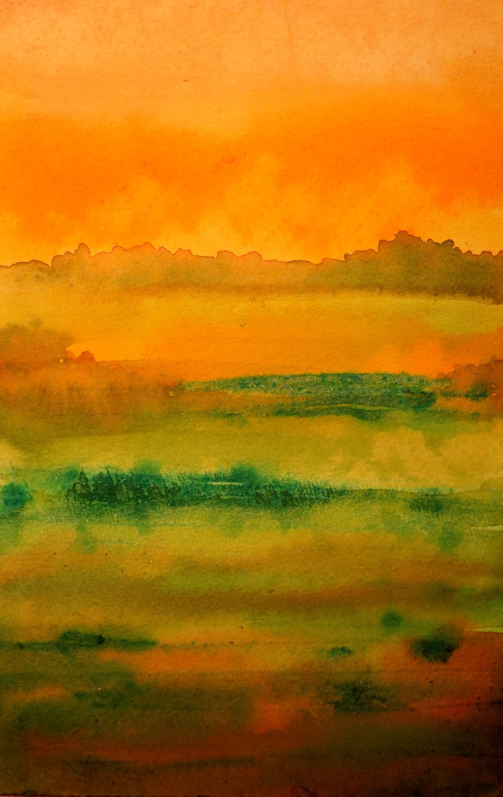 Watercolor Paintings Landscape
 The Painted Prism WATERCOLOR WORKSHOP Painting an