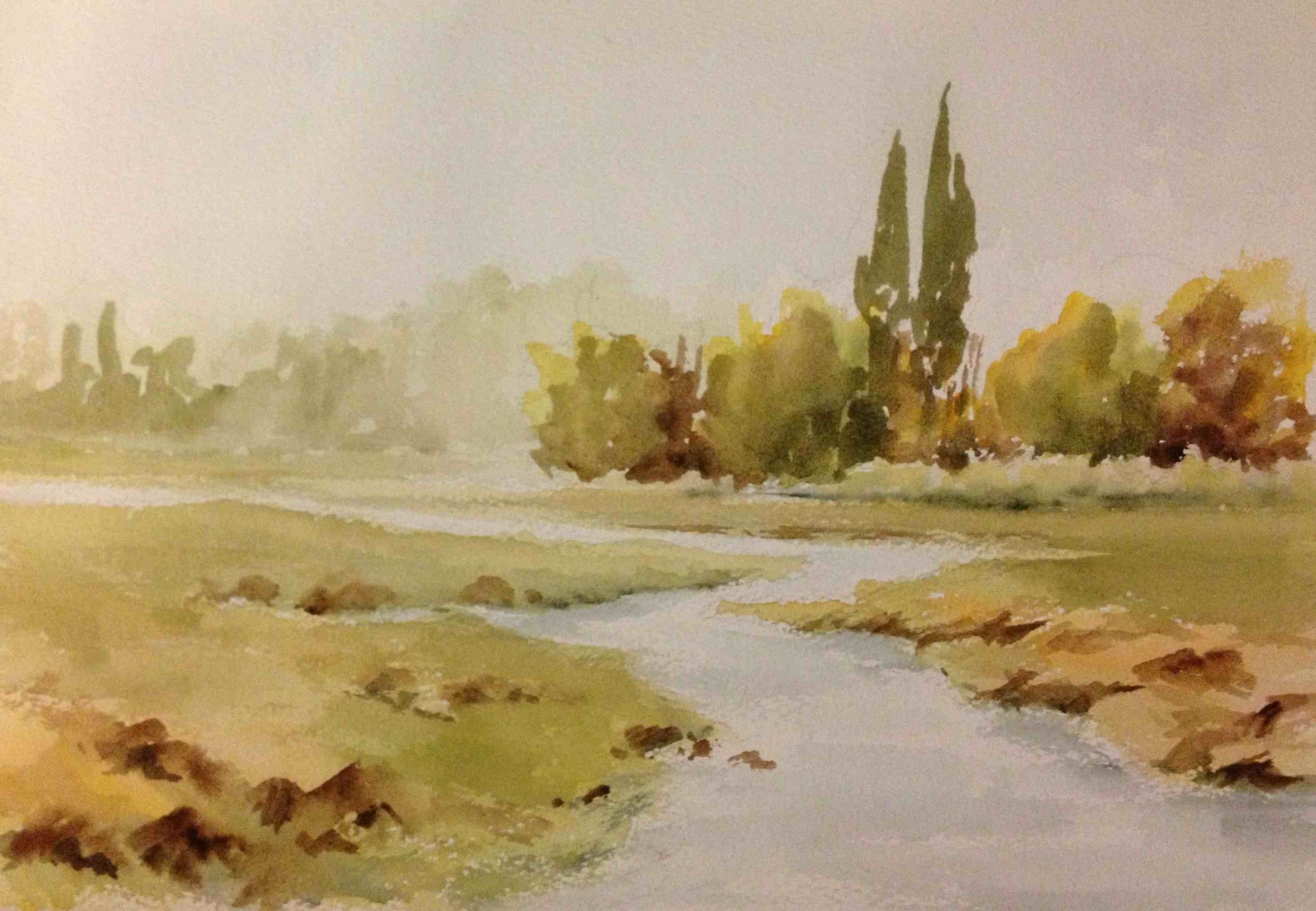 Watercolor Paintings Landscape
 watercolor and Art