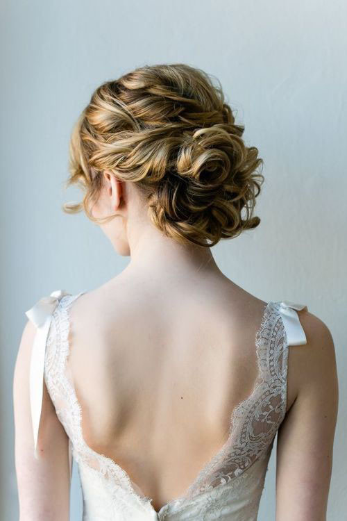 Wavy Updos Hairstyles
 10 Amazing Wedding Hairstyles for Curly Hair