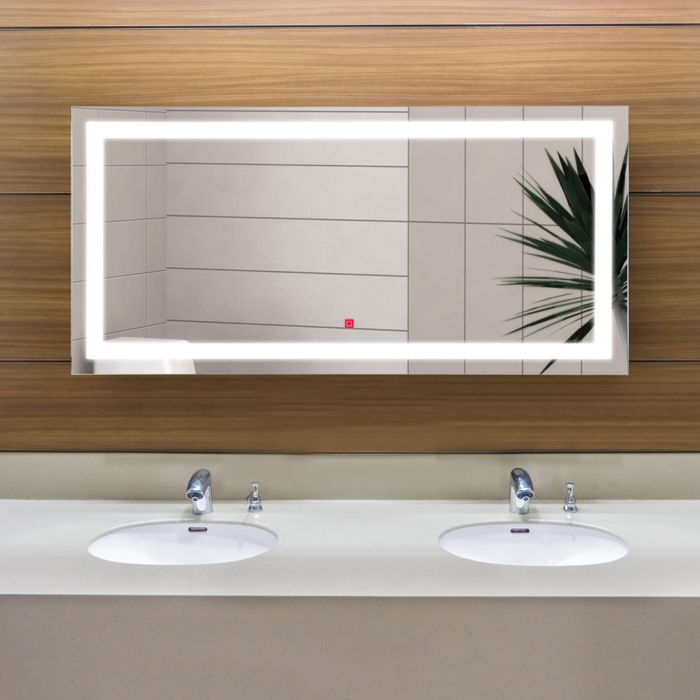 Wayfair Bathroom Mirrors
 Hom Wall Mounted LED Bathroom Mirror
