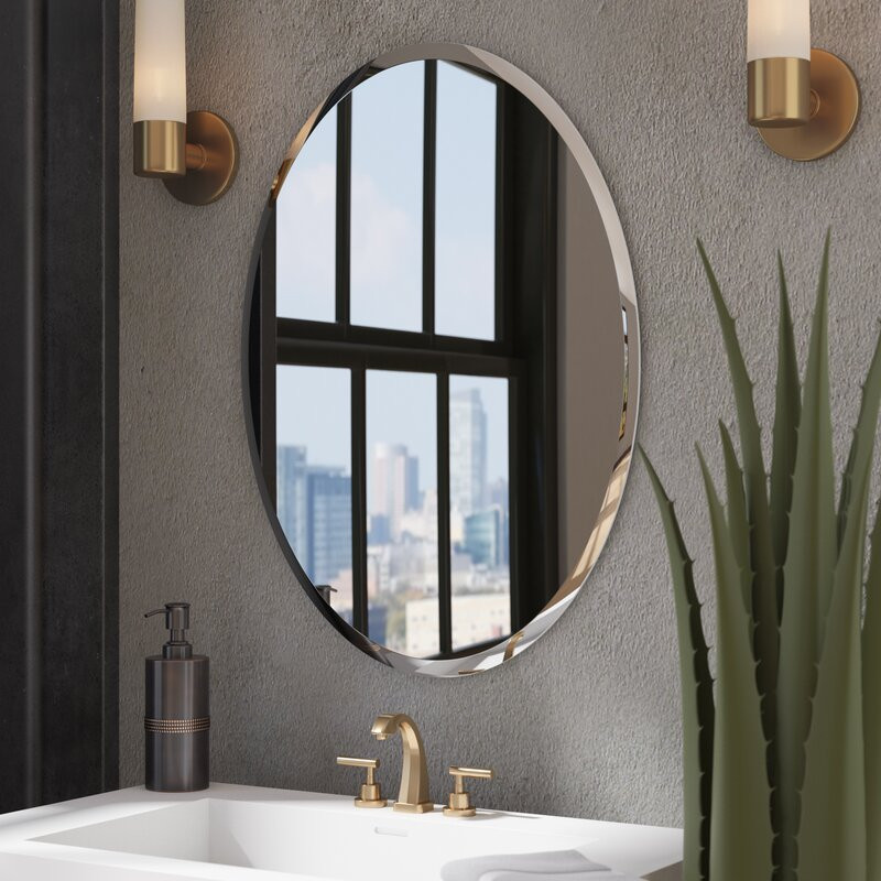 Wayfair Bathroom Mirrors
 Wade Logan Kayden Bathroom Mirror & Reviews