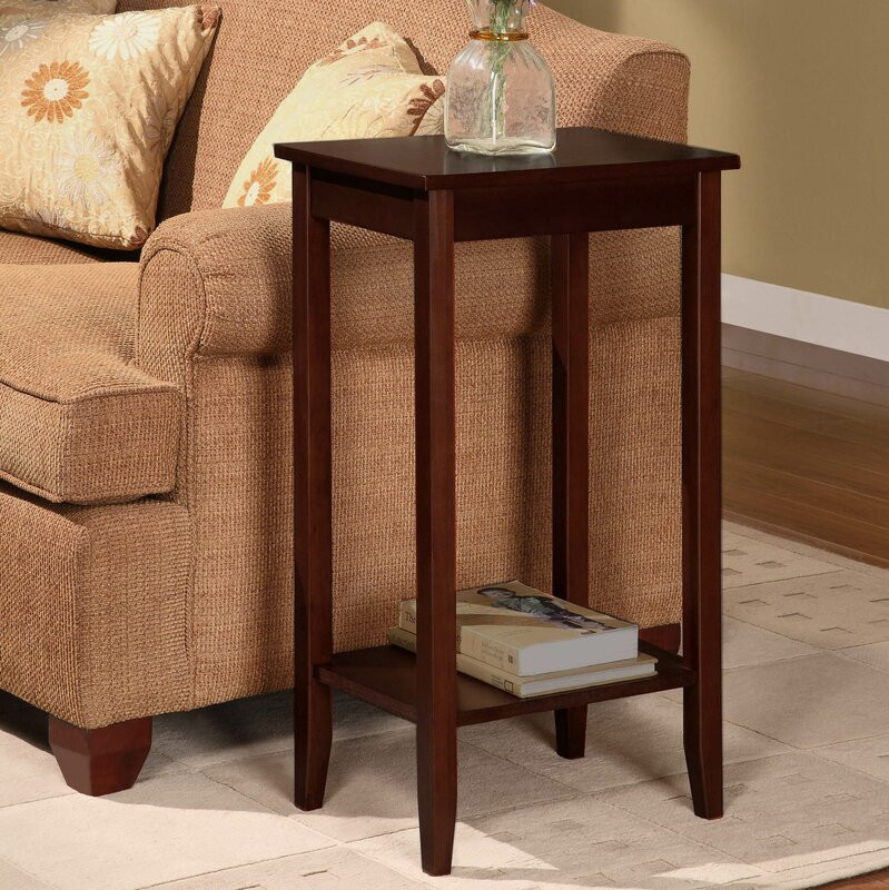 Wayfair Living Room Tables
 Winston Porter Noble Rosewood Tall End Table & Reviews