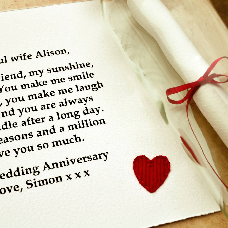 Wedding Anniversary Gift Ideas For Friends
 best Friend Wedding Anniversary Gift By Jenny Arnott