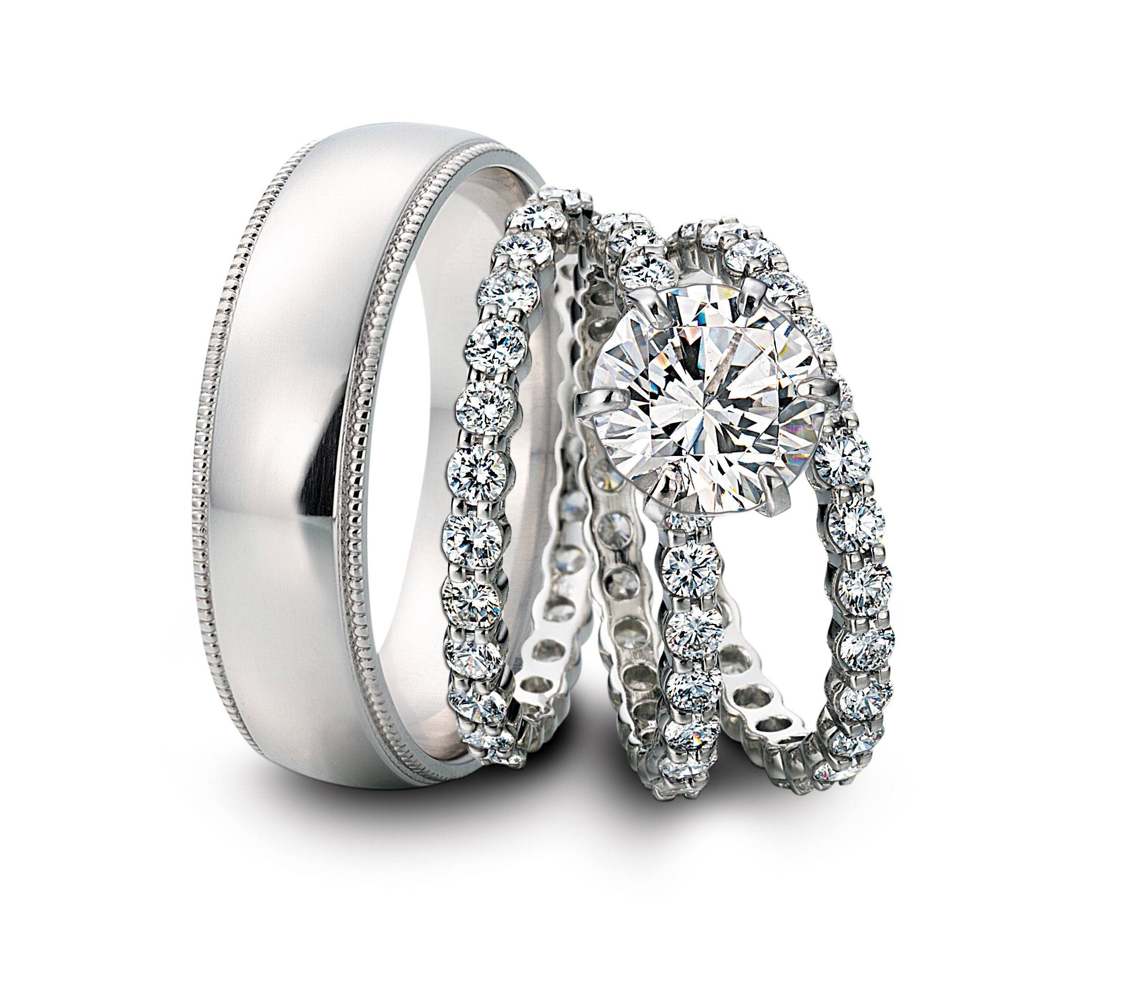 Wedding Bands Sets
 15 Inspirations of Cheap Wedding Bands Sets His And Hers