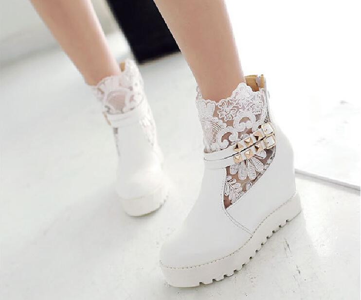 Wedding Boots Bridal Shoes
 Fall Winter Lace Wedding Shoes Bridal Boots Bridal Shoes