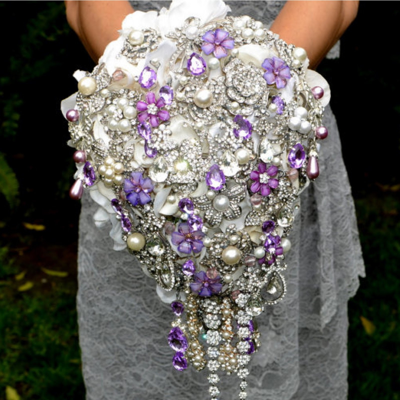 Wedding Brooches
 Efeford Weddings POTD Bridal Brooch Bouquet