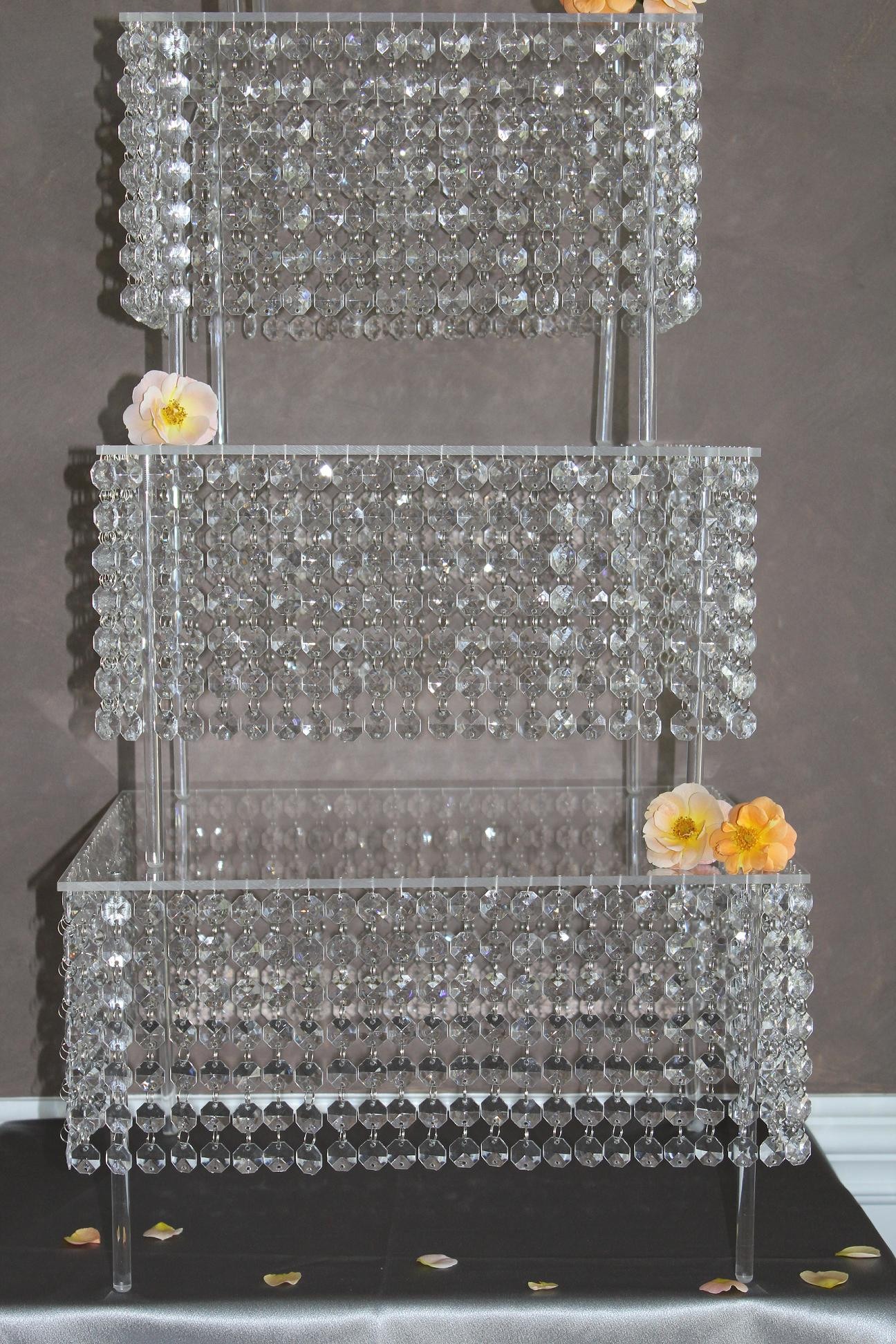 Wedding Cake Plate
 crystal wedding cake stand