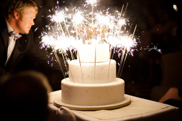Wedding Cake Sparklers
 Ignite Your Night With Sparklers At Your Wedding