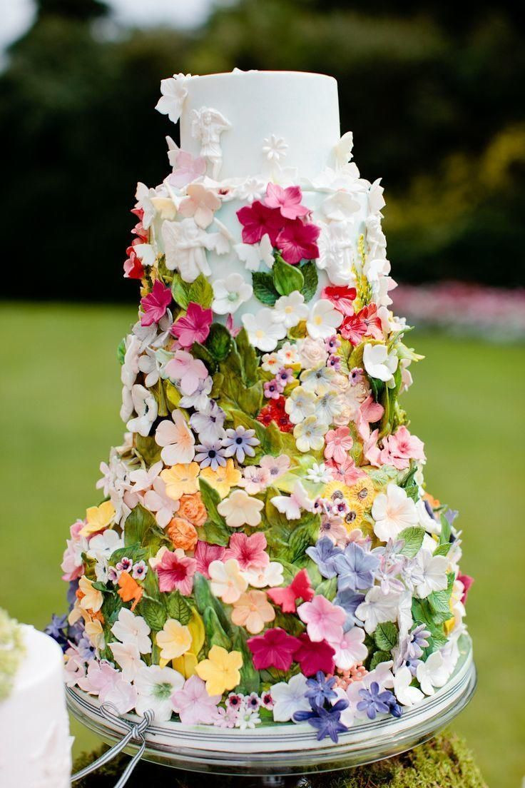 Wedding Cakes Com
 20 Fancy Floral Wedding Cakes